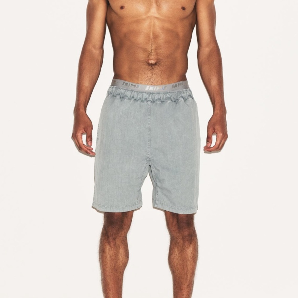 Skims Lounge essentials relaxed shorts - pacific